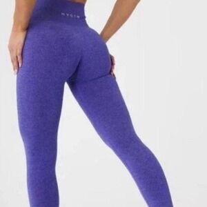 NVGTN Purple Seamless‎ Workout Gym High Waisted Leggings Size XS
